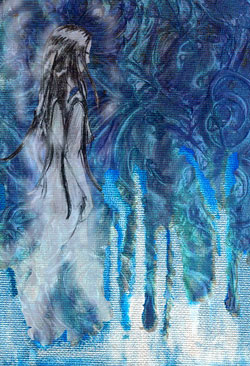 Corryvreckan Whirlpool Pictures, Argyll, Scotland - 'Airb' Illustration by Rebecca Barnett